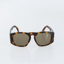 CHANEL COCO Mark Sunglasses plastic Brown CC Auth yk19877V-2