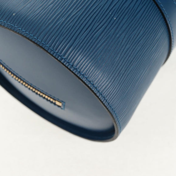 LOUIS VUITTON Epi Soufflot Hand Bag Blue M52225 LV Auth yk19884A