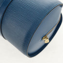 LOUIS VUITTON Epi Soufflot Hand Bag Blue M52225 LV Auth yk19884A-17