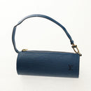LOUIS VUITTON Epi Soufflot Hand Bag Blue M52225 LV Auth yk19884A-23