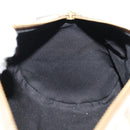 BURBERRY Nova Check Hand Bag PVC Beige Gold Auth yk19885V-21