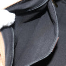 BURBERRY Nova Check Hand Bag PVC Beige Gold Auth yk19885V-23