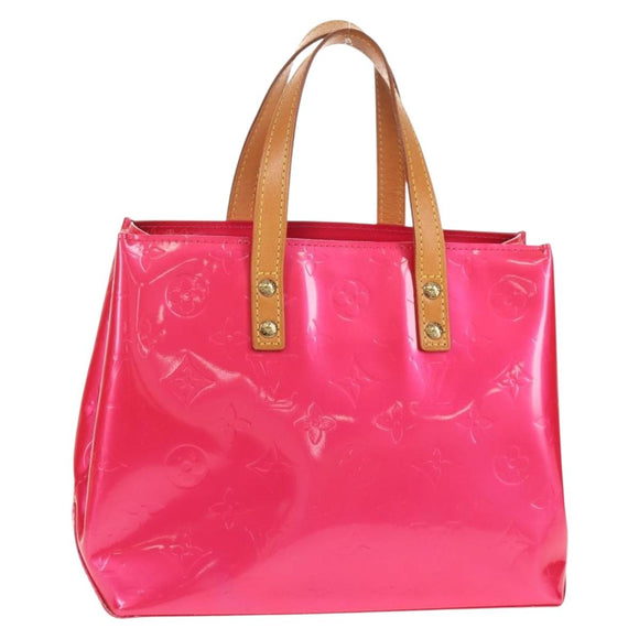 LOUIS VUITTON Monogram Vernis Reade PM Bag Fuchsia Pink M91221 LV Auth yk19889A