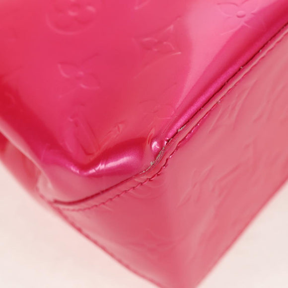 LOUIS VUITTON Monogram Vernis Reade PM Bag Fuchsia Pink M91221 LV Auth yk19889A