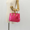 LOUIS VUITTON Monogram Vernis Reade PM Bag Fuchsia Pink M91221 LV Auth yk19889A-24
