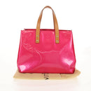 LOUIS VUITTON Monogram Vernis Reade PM Bag Fuchsia Pink M91221 LV Auth yk19889A-12