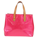 LOUIS VUITTON Monogram Vernis Reade PM Bag Fuchsia Pink M91221 LV Auth yk19889A-2