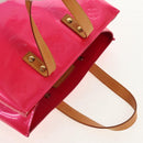 LOUIS VUITTON Monogram Vernis Reade PM Bag Fuchsia Pink M91221 LV Auth yk19889A-6