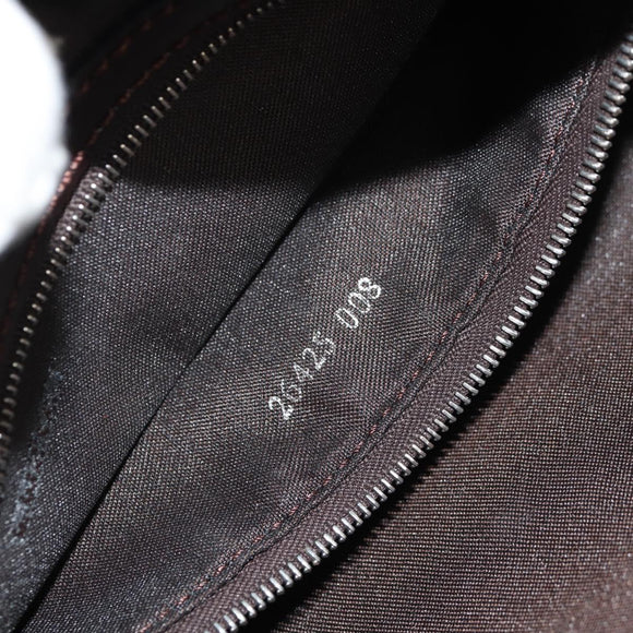 FENDI Mamma Baguette Shoulder Bag Denim Navy Silver Auth yk19890V