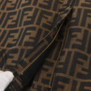 FENDI Zucca Canvas Skirt Black Brown Auth yk19891V-4