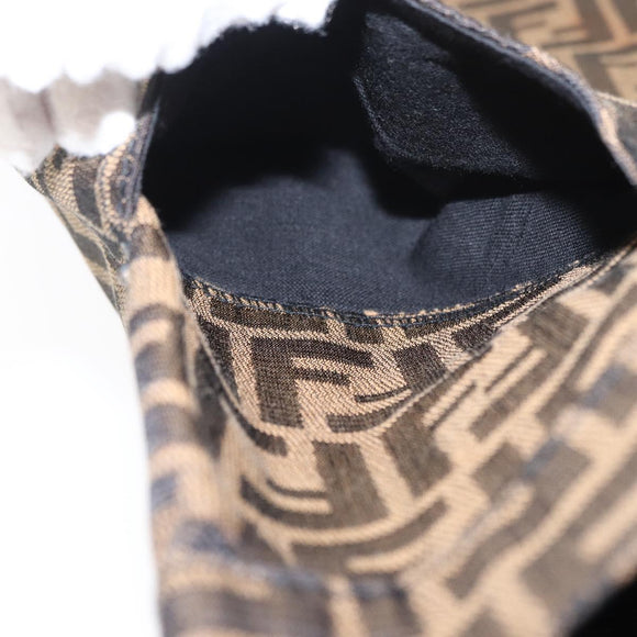 FENDI Zucca Canvas Skirt Black Brown Auth yk19891V