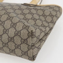 GUCCI GG Supreme Tote Bag PVC Beige Silver 2111 38 Auth yk19900-12