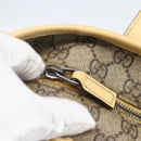 GUCCI GG Supreme Tote Bag PVC Beige Silver 2111 38 Auth yk19900-14