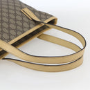 GUCCI GG Supreme Tote Bag PVC Beige Silver 2111 38 Auth yk19900-7