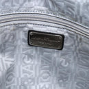 Salvatore Ferragamo Animal Pattern Tote Bag Nylon White Silver Auth yk19901-18