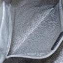 Salvatore Ferragamo Animal Pattern Tote Bag Nylon White Silver Auth yk19901-22