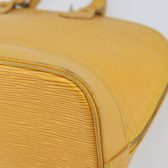 LOUIS VUITTON Epi Alma Hand Bag Yellow M52149 LV Auth yk19908