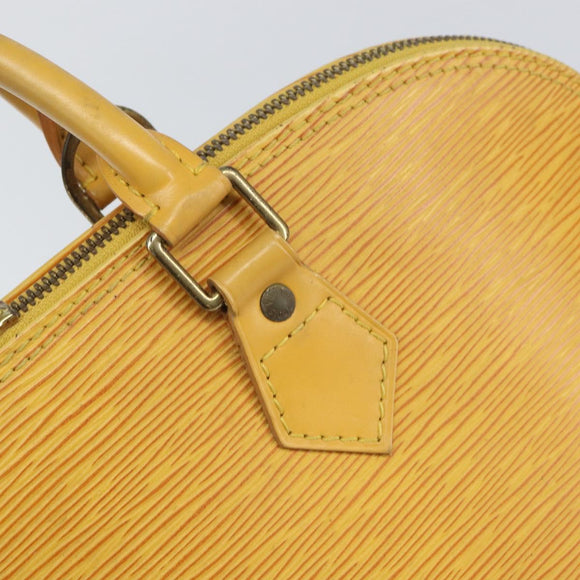 LOUIS VUITTON Epi Alma Hand Bag Yellow M52149 LV Auth yk19908