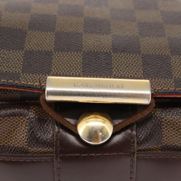 LOUIS VUITTON Damier Ebene Bastille Shoulder Bag N45258 LV Auth yk19909