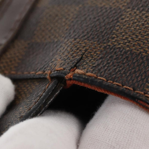 LOUIS VUITTON Damier Ebene Bastille Shoulder Bag N45258 LV Auth yk19909