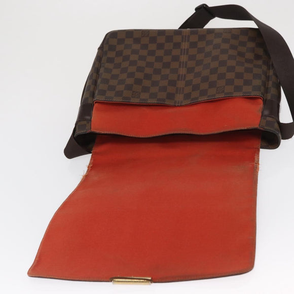 LOUIS VUITTON Damier Ebene Bastille Shoulder Bag N45258 LV Auth yk19909