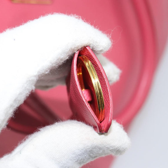 PRADA Galleria Hand Bag Safiano leather Pink Gold Auth yk19919