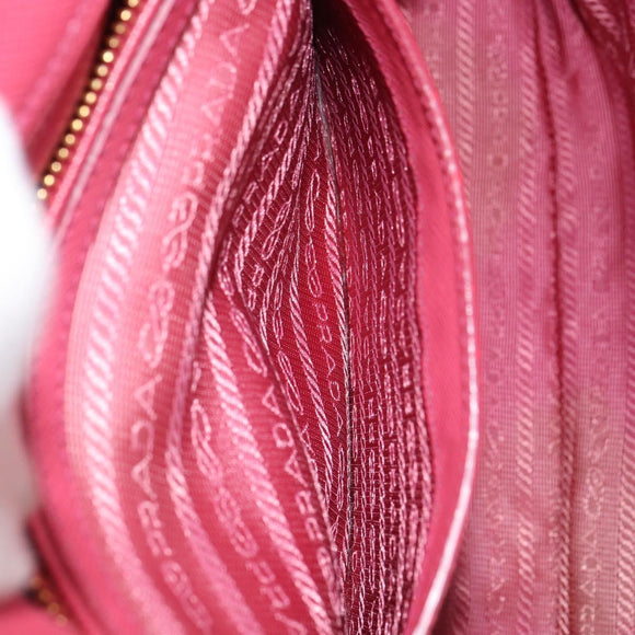 PRADA Galleria Hand Bag Safiano leather Pink Gold Auth yk19919