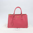 PRADA Galleria Hand Bag Safiano leather Pink Gold Auth yk19919-12
