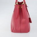 PRADA Galleria Hand Bag Safiano leather Pink Gold Auth yk19919-3