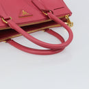 PRADA Galleria Hand Bag Safiano leather Pink Gold Auth yk19919-7