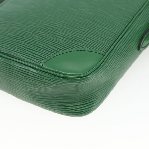 LOUIS VUITTON Epi Danube Shoulder Bag Green M45634 LV Auth yk19922