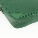 LOUIS VUITTON Epi Danube Shoulder Bag Green M45634 LV Auth yk19922-17