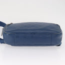 LOUIS VUITTON Damier Infini Ambreil Tasche Leder Blau N41354 LV Auth yk19931-5