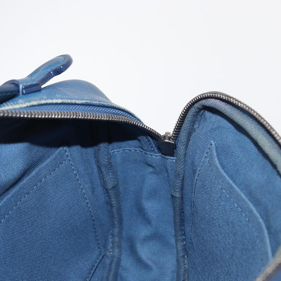 LOUIS VUITTON Damier Infini Ambreil Tasche Leder Blau N41354 LV Auth yk19931