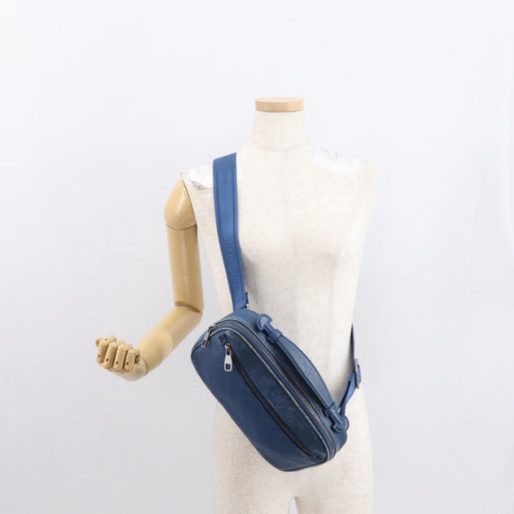 LOUIS VUITTON Damier Infini Ambreil Tasche Leder Blau N41354 LV Auth yk19931