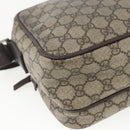 GUCCI GG Supreme Shoulder Bag PVC Leather Beige Silver 114531 Auth yk19932-13