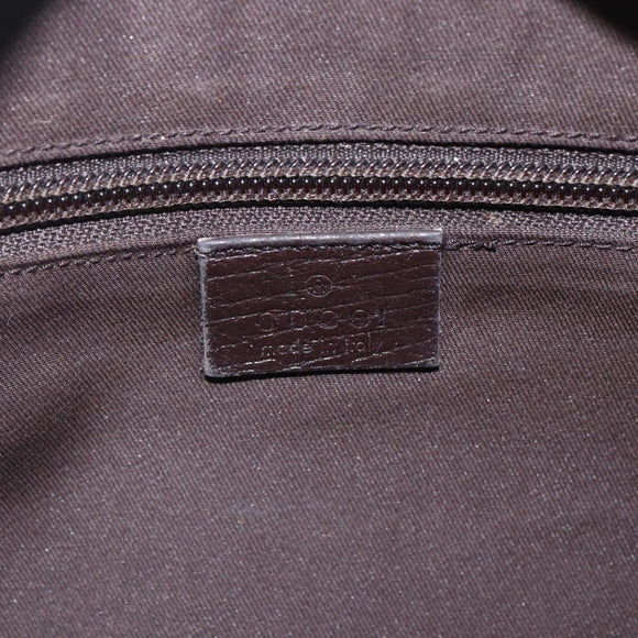 GUCCI GG Supreme Shoulder Bag PVC Leather Beige Silver 114531 Auth yk19932