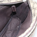 GUCCI GG Supreme Shoulder Bag PVC Leather Beige Silver 114531 Auth yk19932-18