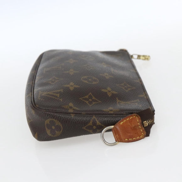 LOUIS VUITTON Monogram Pochette Accessoires Pouch M51980 LV Auth yk19935