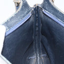 Christian Dior Trotter Canvas Shoulder Bag Navy Gold Auth yk19936-19