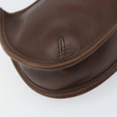 Coach Ergo Hand Bag Leather Brown Silver Auth yk19937-13