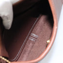 Coach Ergo Hand Bag Leather Brown Silver Auth yk19937-16