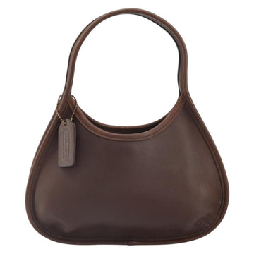 Coach Ergo Hand Bag Leather Brown Silver Auth yk19937 - 0