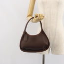 Coach Ergo Hand Bag Leather Brown Silver Auth yk19937-20