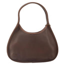 Coach Ergo Hand Bag Leather Brown Silver Auth yk19937-3