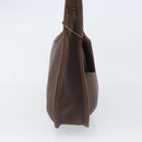 Coach Ergo Hand Bag Leather Brown Silver Auth yk19937-5