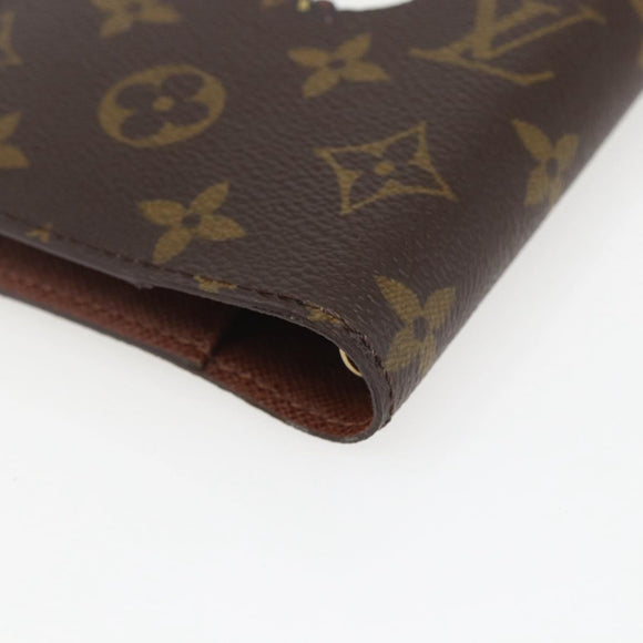 LOUIS VUITTON Monogram Panda Agenda PM Day Planner Cover R20011 LV Auth yk19949V