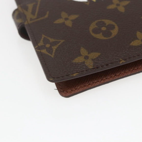 LOUIS VUITTON Monogram Panda Agenda PM Day Planner Cover R20011 LV Auth yk19949V