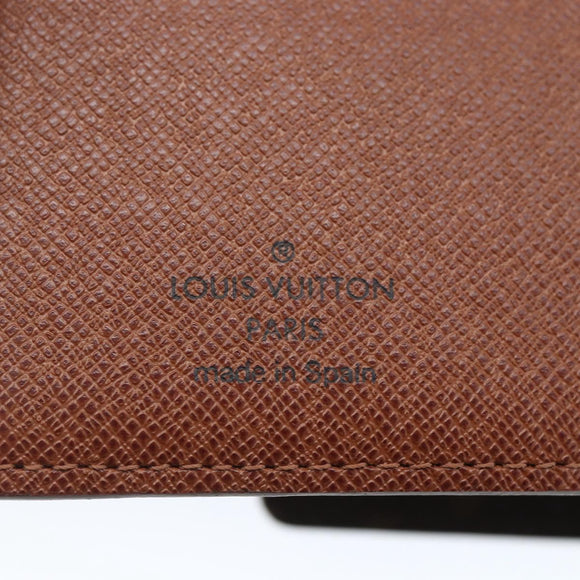 LOUIS VUITTON Monogram Panda Agenda PM Day Planner Cover R20011 LV Auth yk19949V