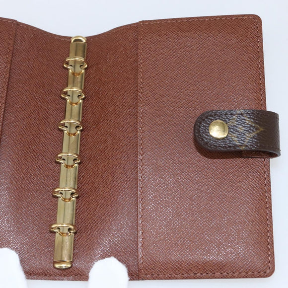 LOUIS VUITTON Monogram Panda Agenda PM Day Planner Cover R20011 LV Auth yk19949V